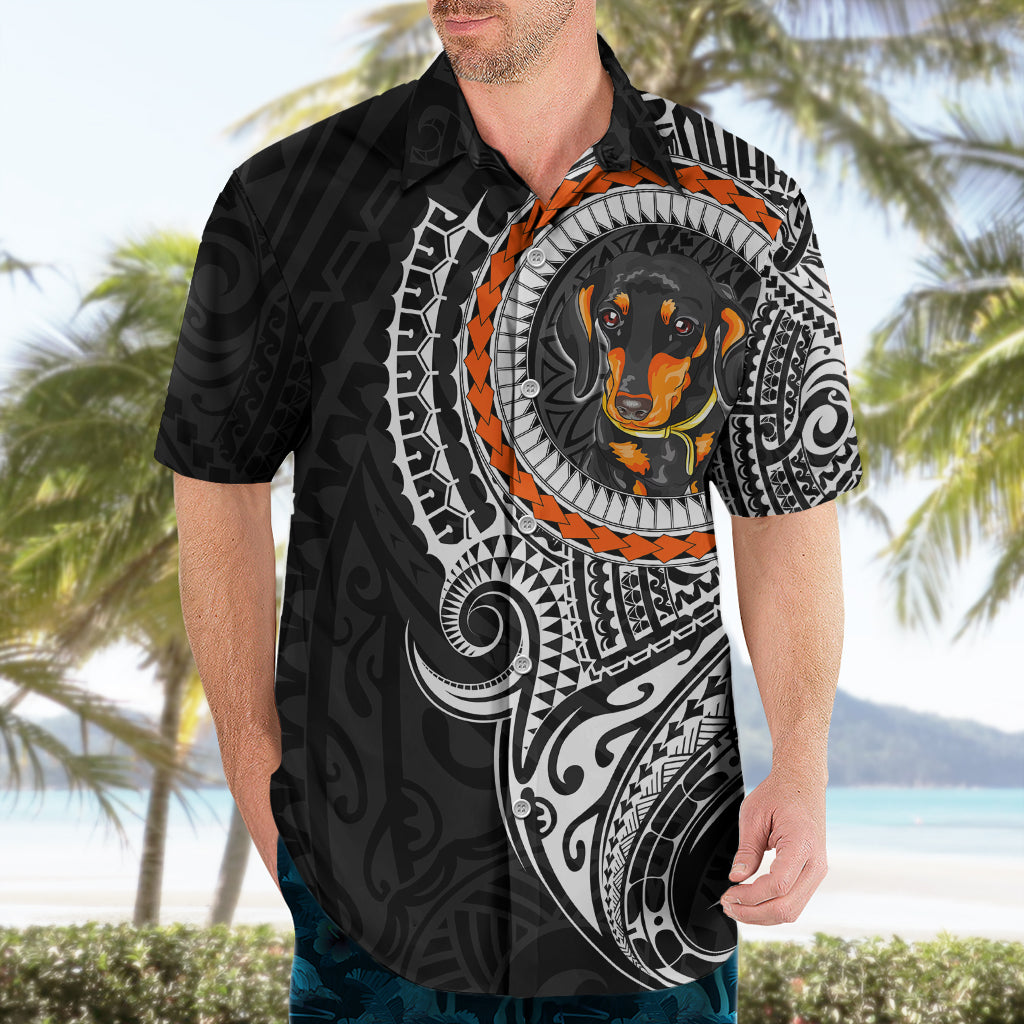 Polynesian Dachshund Dog Hawaiian Shirt Dog In My Heart LT6 - Wonder Print Shop