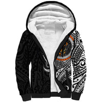 Polynesian Dachshund Dog Sherpa Hoodie Dog In My Heart LT6 - Wonder Print Shop