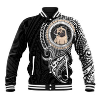 Polynesian Pug Dog Baseball Jacket Dog In My Heart LT6 - Wonder Print Shop