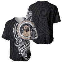 Polynesian Pug Dog Baseball Jersey Dog In My Heart LT6 - Wonder Print Shop