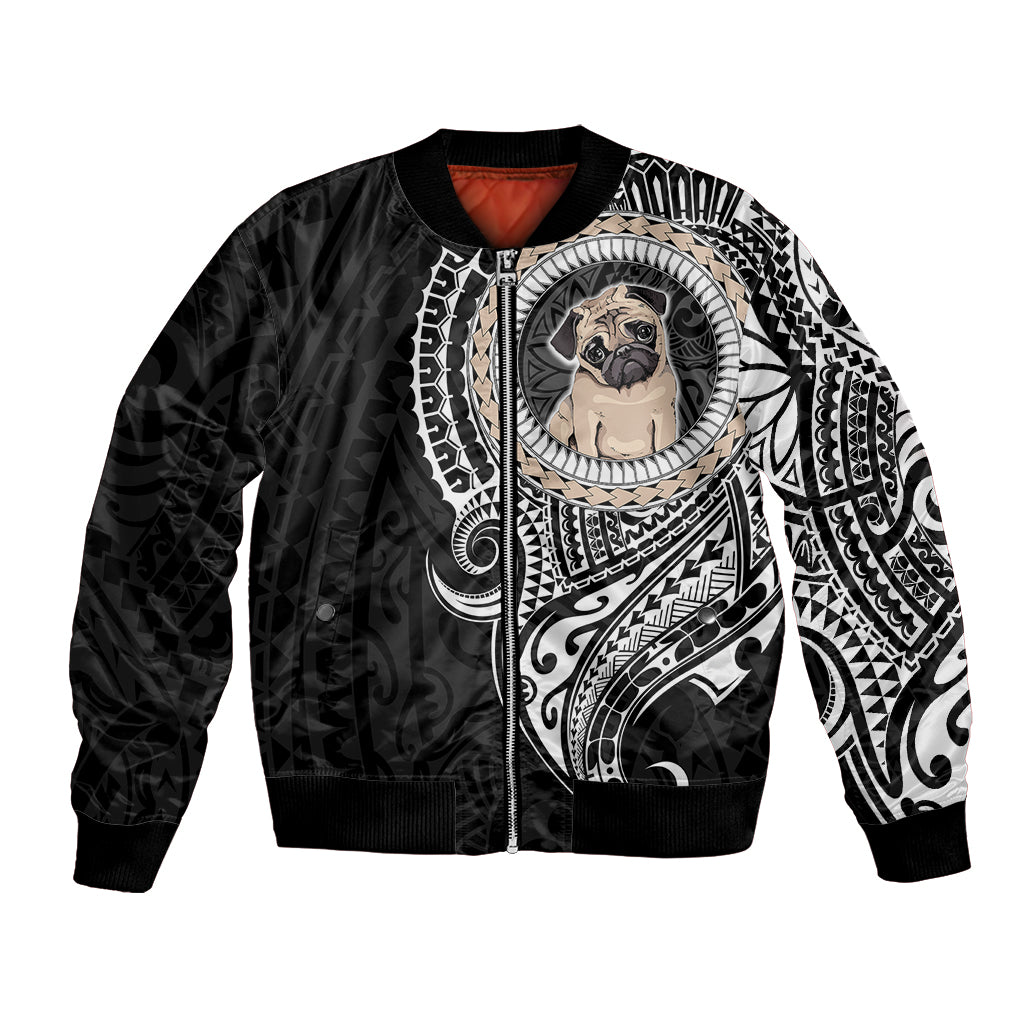 Polynesian Pug Dog Bomber Jacket Dog In My Heart LT6 - Wonder Print Shop