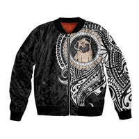 Polynesian Pug Dog Bomber Jacket Dog In My Heart LT6 - Wonder Print Shop