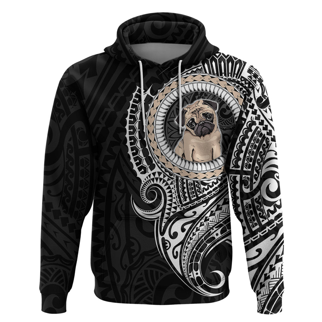 Polynesian Pug Dog Hoodie Dog In My Heart LT6 - Wonder Print Shop