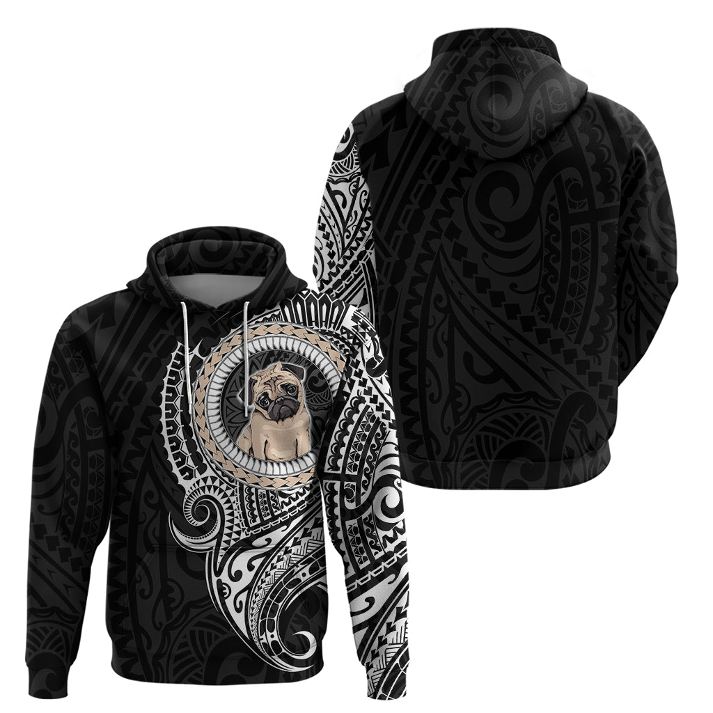 Polynesian Pug Dog Hoodie Dog In My Heart LT6 - Wonder Print Shop