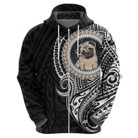 Polynesian Pug Dog Hoodie Dog In My Heart LT6 - Wonder Print Shop