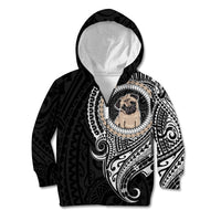 Polynesian Pug Dog Kid Hoodie Dog In My Heart LT6 - Wonder Print Shop