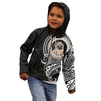 Polynesian Pug Dog Kid Hoodie Dog In My Heart LT6 - Wonder Print Shop