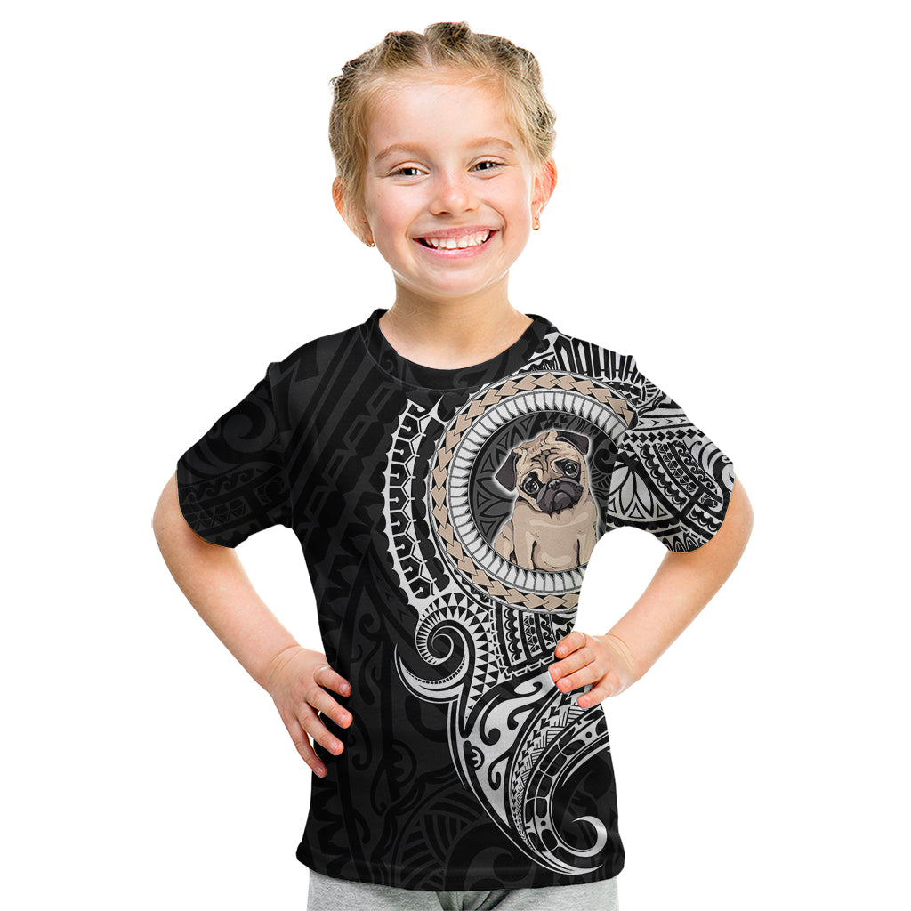 Polynesian Pug Dog Kid T Shirt Dog In My Heart LT6 - Wonder Print Shop