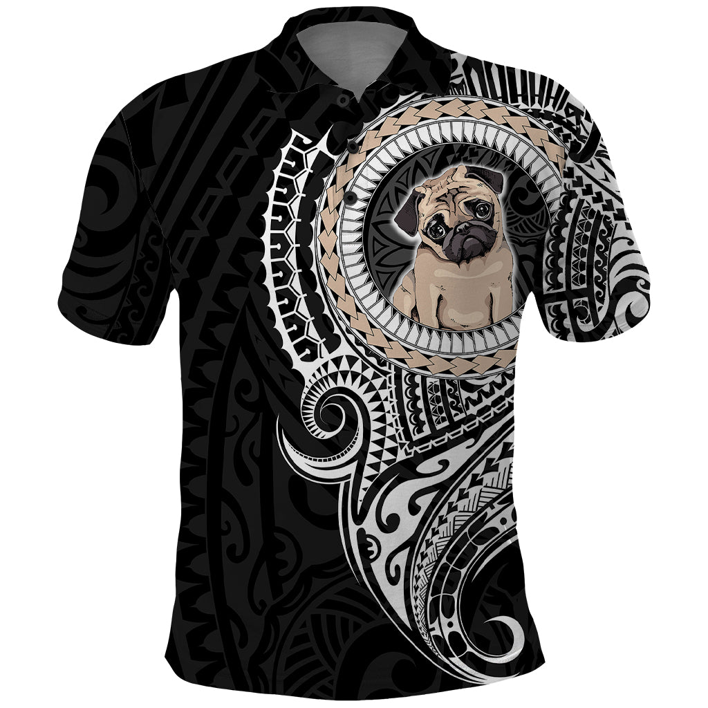 Polynesian Pug Dog Polo Shirt Dog In My Heart LT6 - Wonder Print Shop