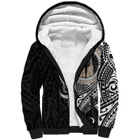 Polynesian Pug Dog Sherpa Hoodie Dog In My Heart LT6 - Wonder Print Shop