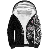 Polynesian Chihuahua Dog Sherpa Hoodie Dog In My Heart LT6 - Wonder Print Shop