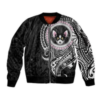 Polynesian Chihuahua Dog Sleeve Zip Bomber Jacket Dog In My Heart LT6 - Wonder Print Shop