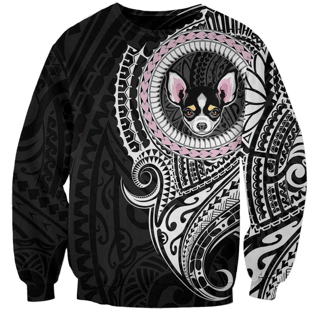 Polynesian Chihuahua Dog Sweatshirt Dog In My Heart LT6 - Wonder Print Shop