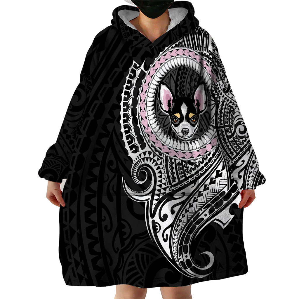 Polynesian Chihuahua Dog Wearable Blanket Hoodie Dog In My Heart LT6 - Wonder Print Shop