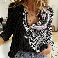 Polynesian Chihuahua Dog Women Casual Shirt Dog In My Heart LT6 - Wonder Print Shop