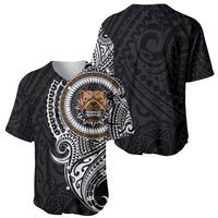 Polynesian Pitbull Dog Baseball Jersey Dog In My Heart LT6 - Wonder Print Shop