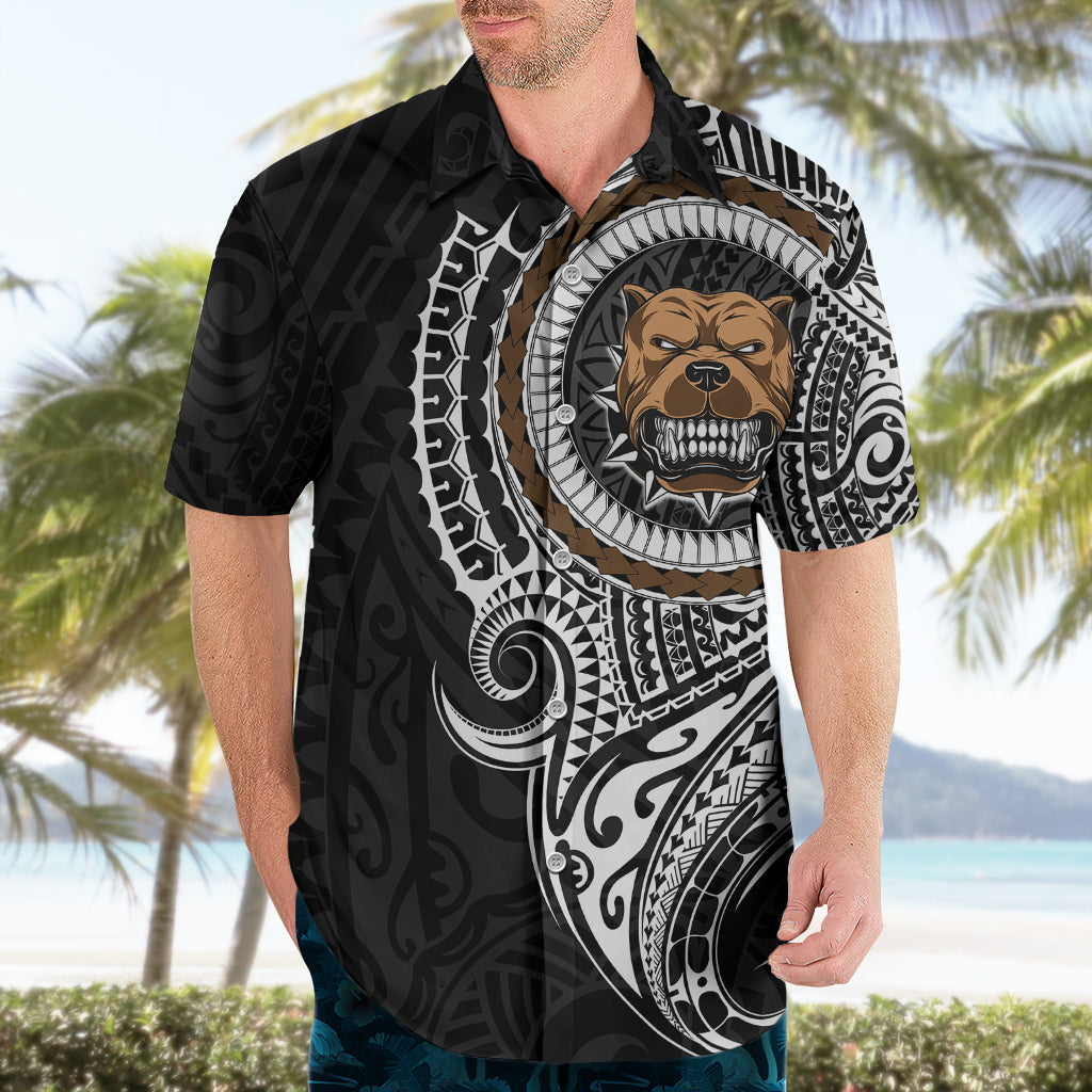Polynesian Pitbull Dog Hawaiian Shirt Dog In My Heart LT6 - Wonder Print Shop