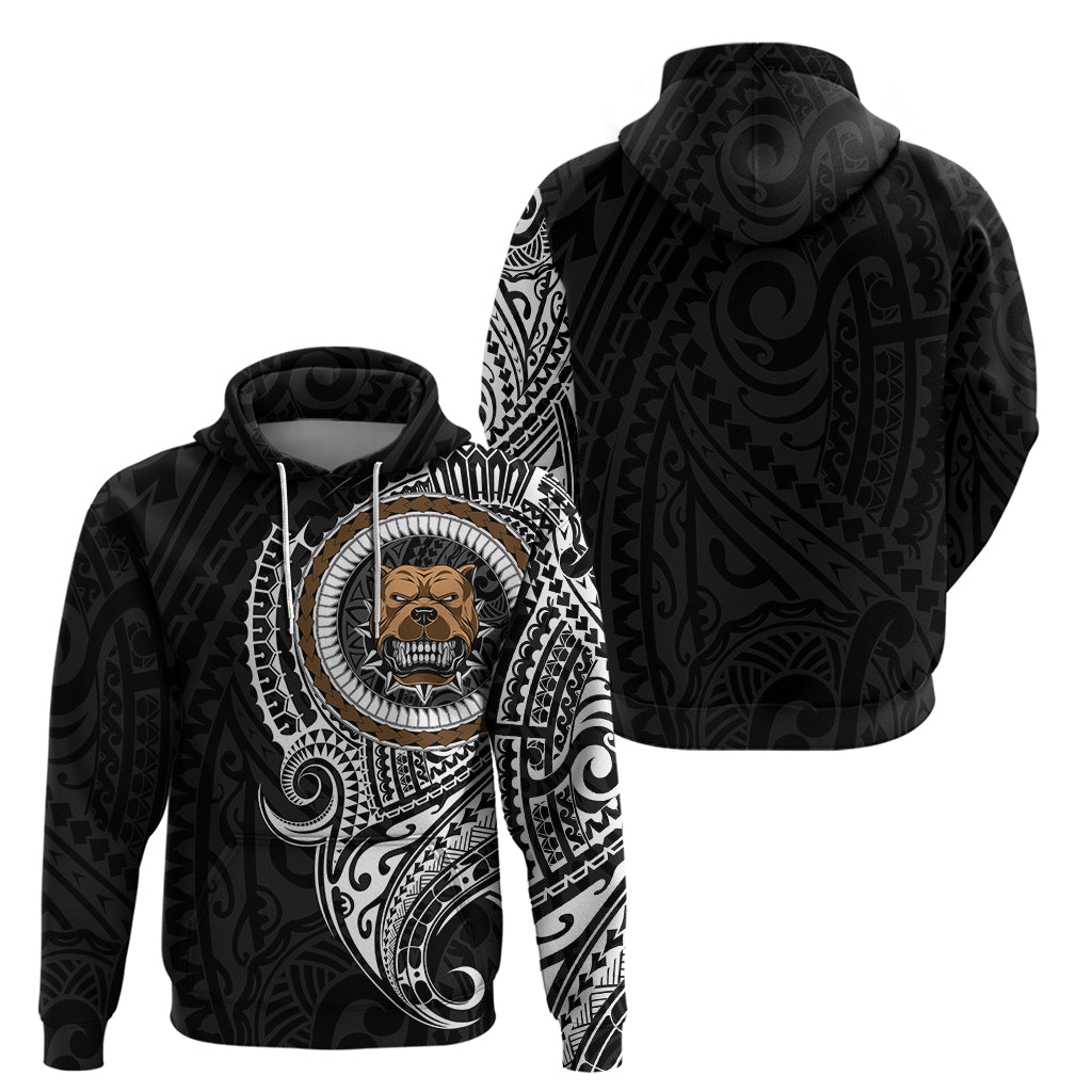 Polynesian Pitbull Dog Hoodie Dog In My Heart LT6 - Wonder Print Shop