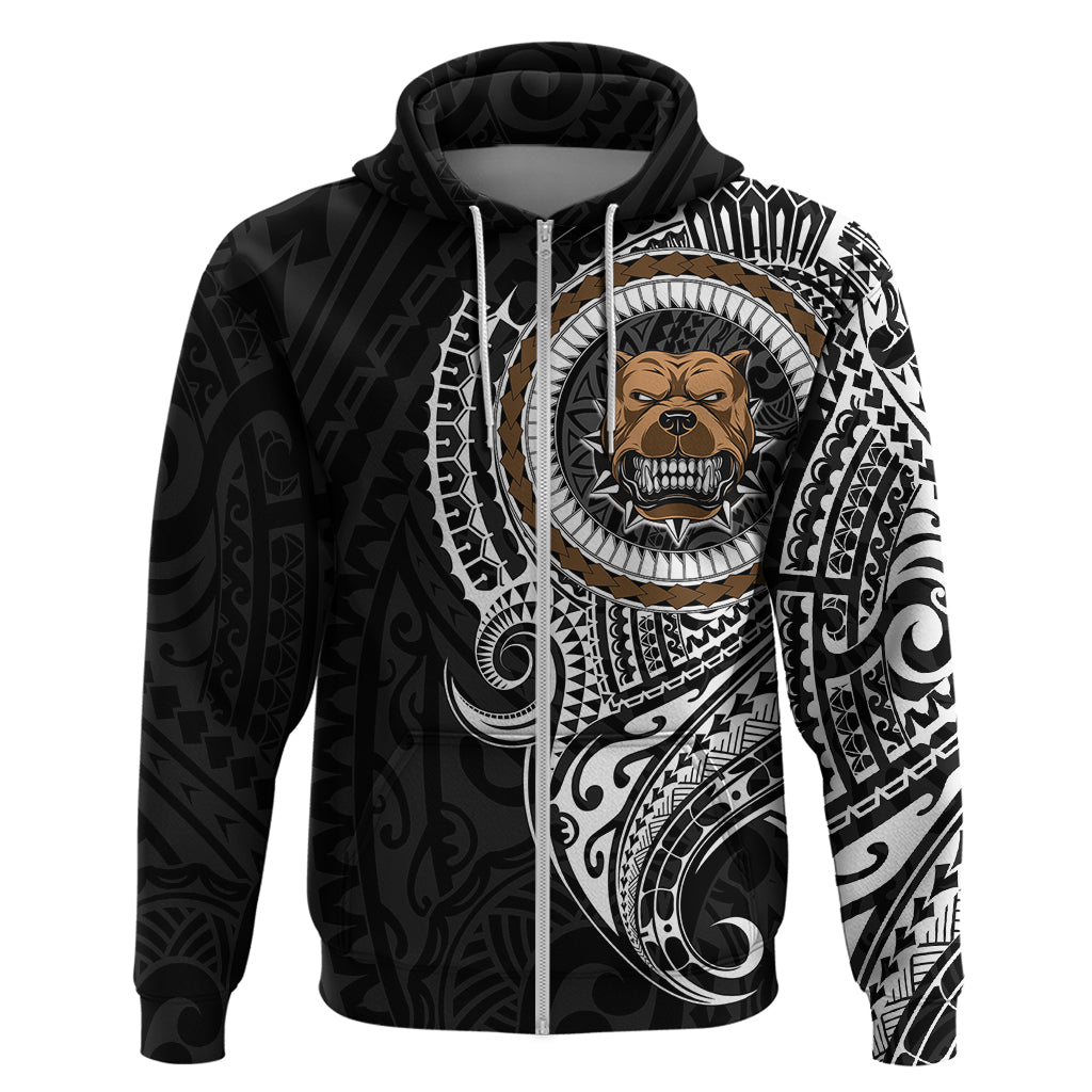 Polynesian Pitbull Dog Hoodie Dog In My Heart LT6 - Wonder Print Shop