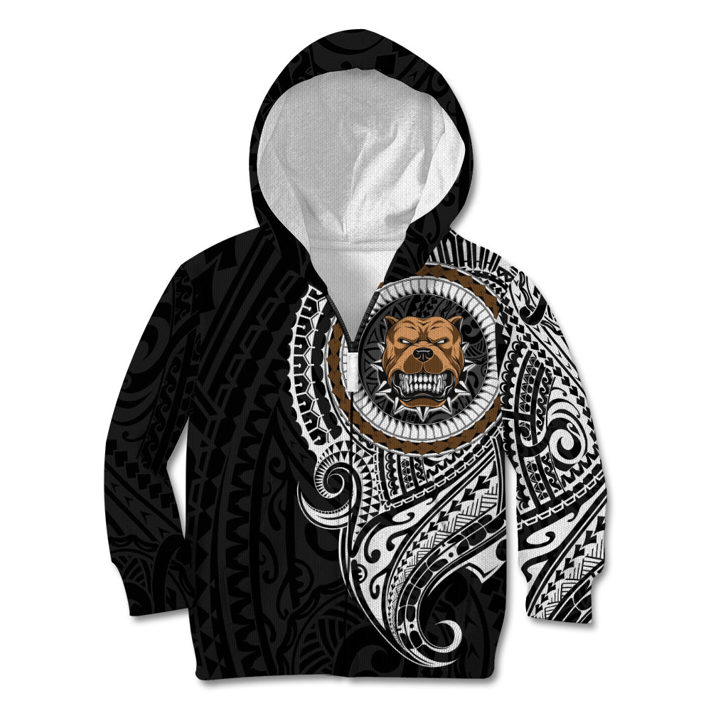 Polynesian Pitbull Dog Kid Hoodie Dog In My Heart LT6 - Wonder Print Shop