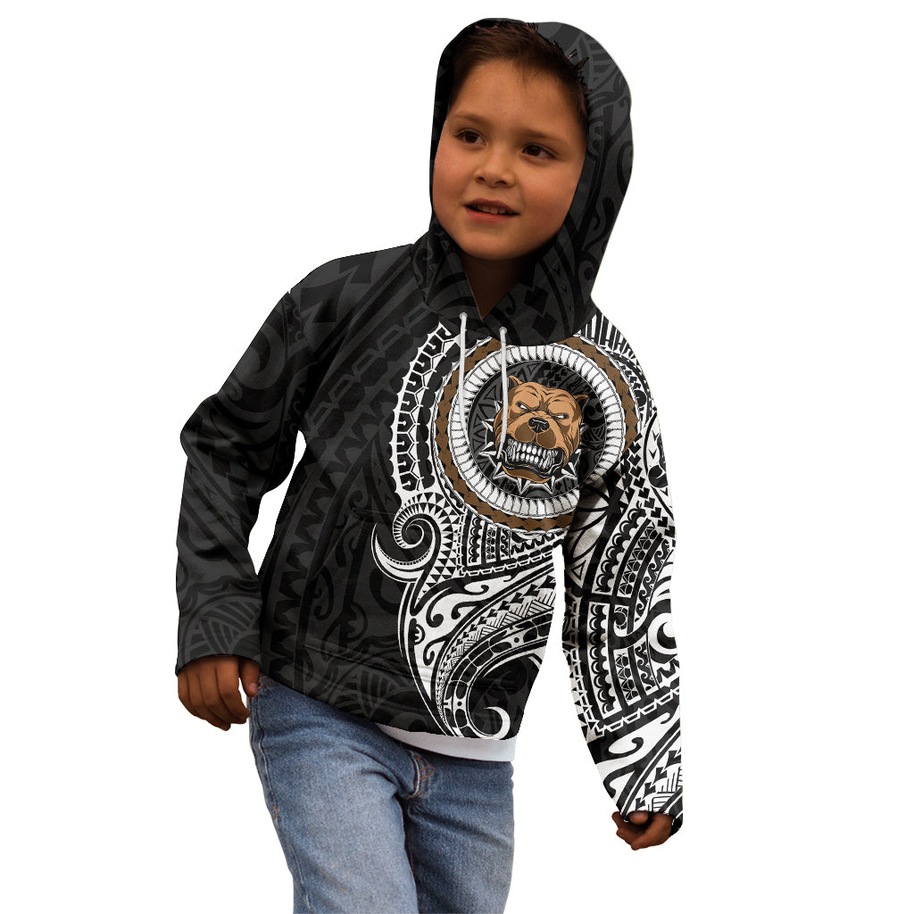Polynesian Pitbull Dog Kid Hoodie Dog In My Heart LT6 - Wonder Print Shop