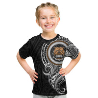 Polynesian Pitbull Dog Kid T Shirt Dog In My Heart LT6 - Wonder Print Shop
