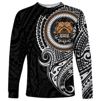 Polynesian Pitbull Dog Long Sleeve Shirt Dog In My Heart LT6 - Wonder Print Shop