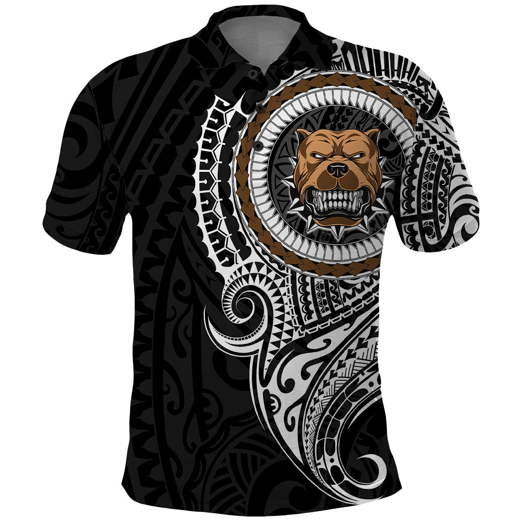 Polynesian Pitbull Dog Polo Shirt Dog In My Heart LT6 - Wonder Print Shop