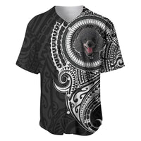 Polynesian Poodle Dog Baseball Jersey Dog In My Heart LT6 - Wonder Print Shop