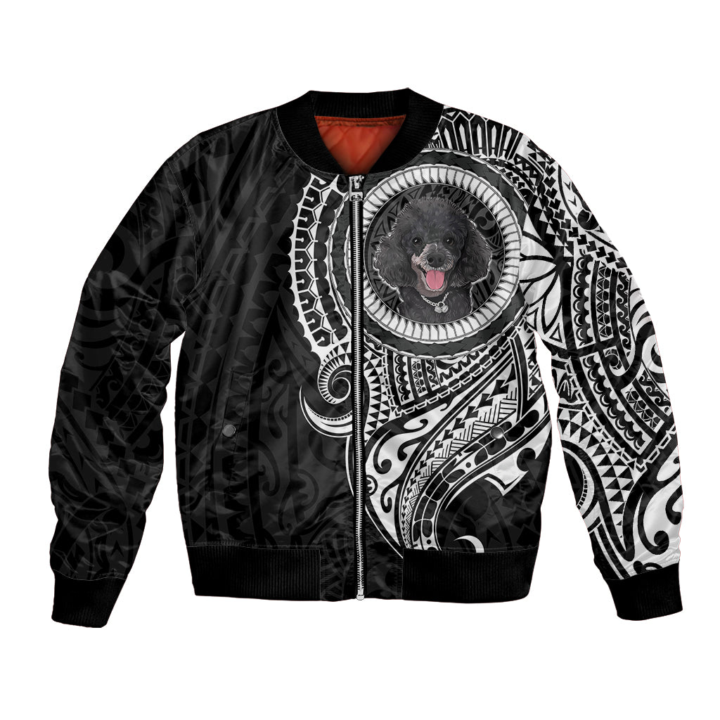 Polynesian Poodle Dog Bomber Jacket Dog In My Heart LT6 - Wonder Print Shop