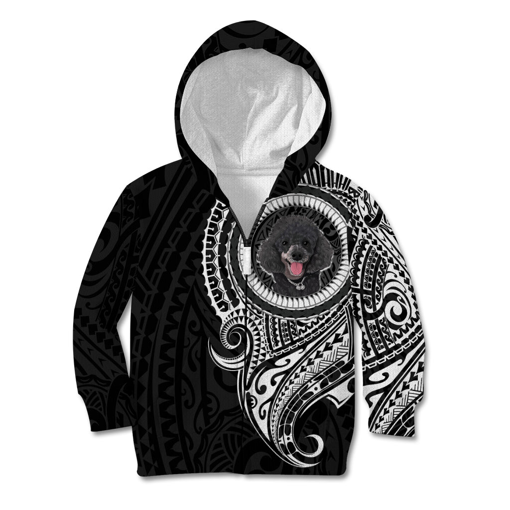 Polynesian Poodle Dog Kid Hoodie Dog In My Heart LT6 - Wonder Print Shop