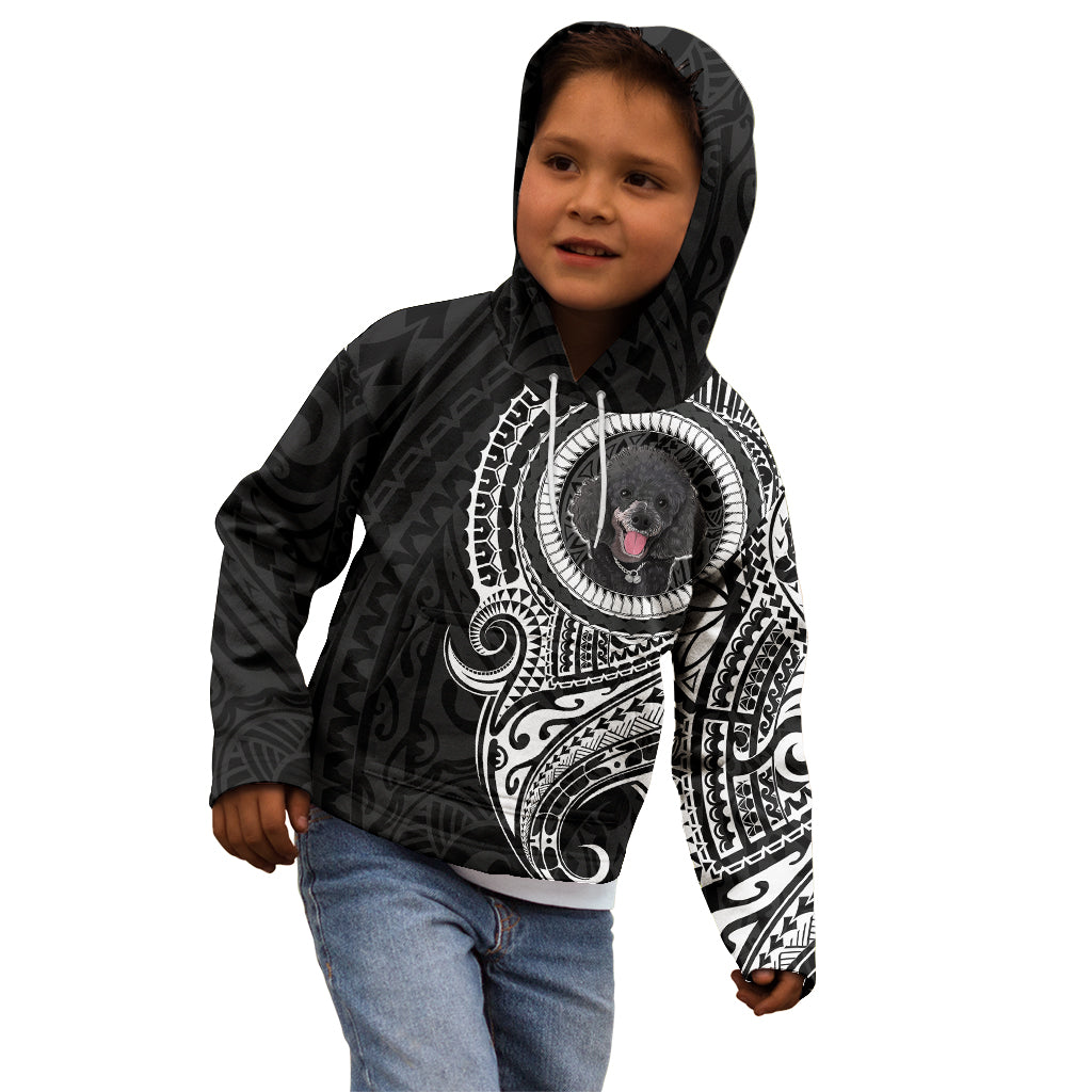 Polynesian Poodle Dog Kid Hoodie Dog In My Heart LT6 - Wonder Print Shop