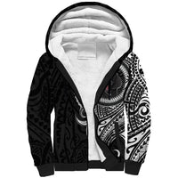 Polynesian Poodle Dog Sherpa Hoodie Dog In My Heart LT6 - Wonder Print Shop