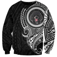 Polynesian Poodle Dog Sweatshirt Dog In My Heart LT6 - Wonder Print Shop