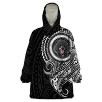 Polynesian Poodle Dog Wearable Blanket Hoodie Dog In My Heart LT6 - Wonder Print Shop