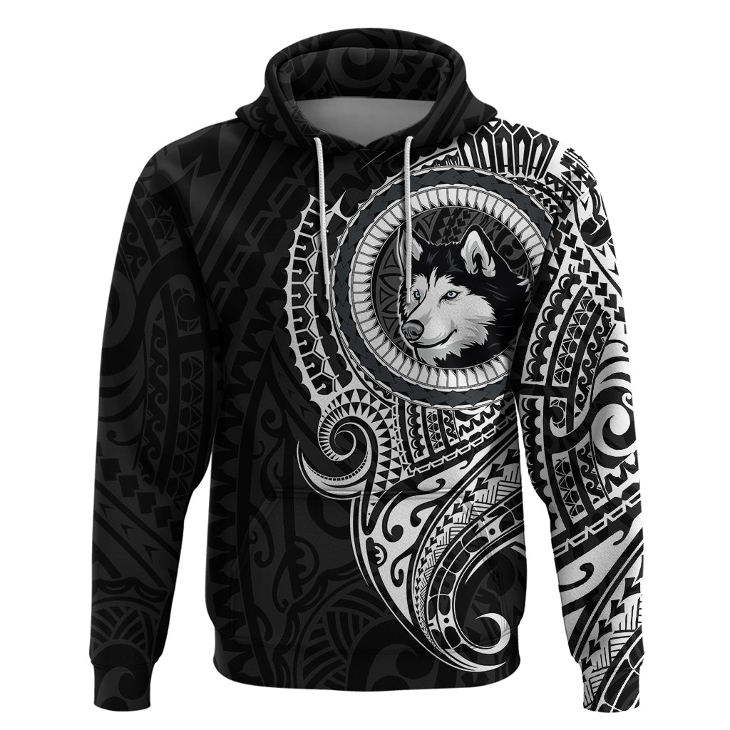 Polynesian Husky Dog Hoodie Dog In My Heart LT6 - Wonder Print Shop