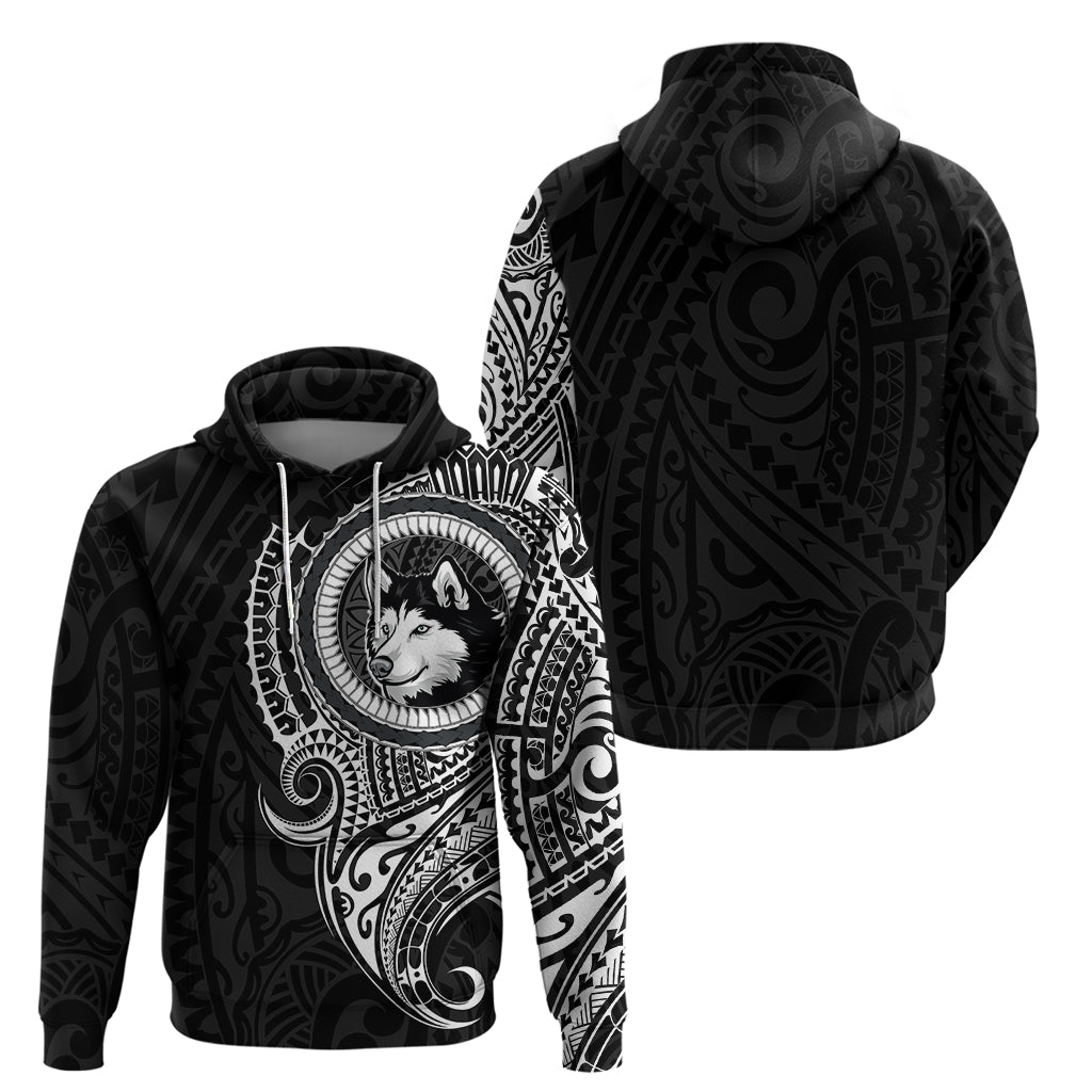 Polynesian Husky Dog Hoodie Dog In My Heart LT6 - Wonder Print Shop