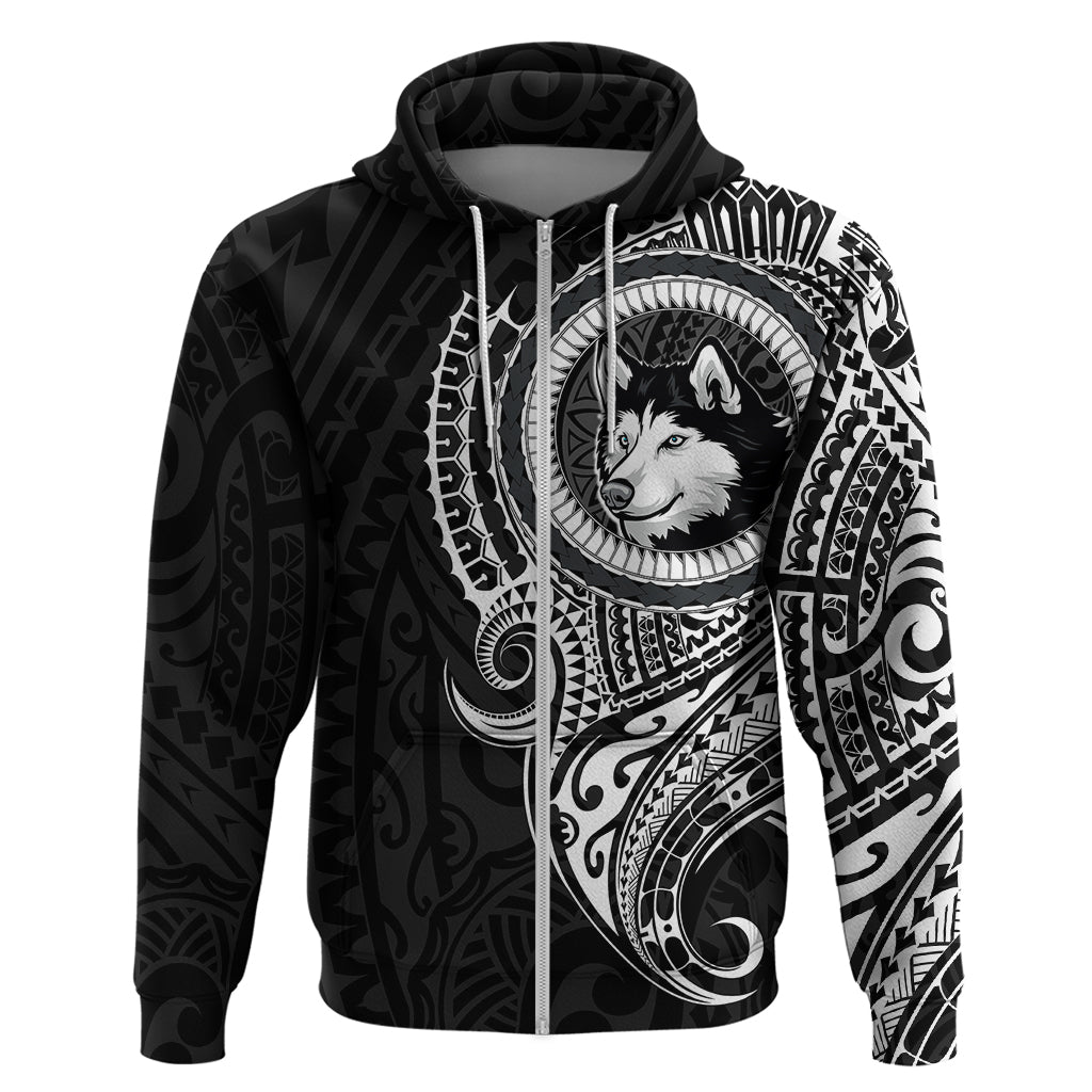 Polynesian Husky Dog Hoodie Dog In My Heart LT6 - Wonder Print Shop