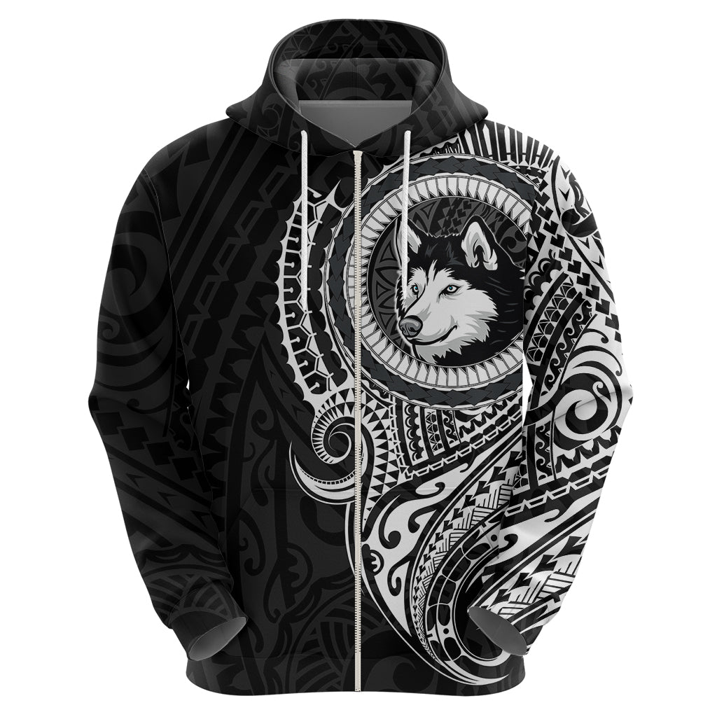 Polynesian Husky Dog Hoodie Dog In My Heart LT6 - Wonder Print Shop