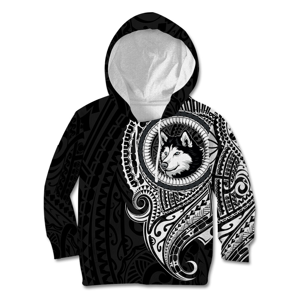 Polynesian Husky Dog Kid Hoodie Dog In My Heart LT6 - Wonder Print Shop