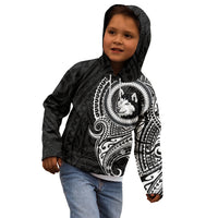 Polynesian Husky Dog Kid Hoodie Dog In My Heart LT6 - Wonder Print Shop