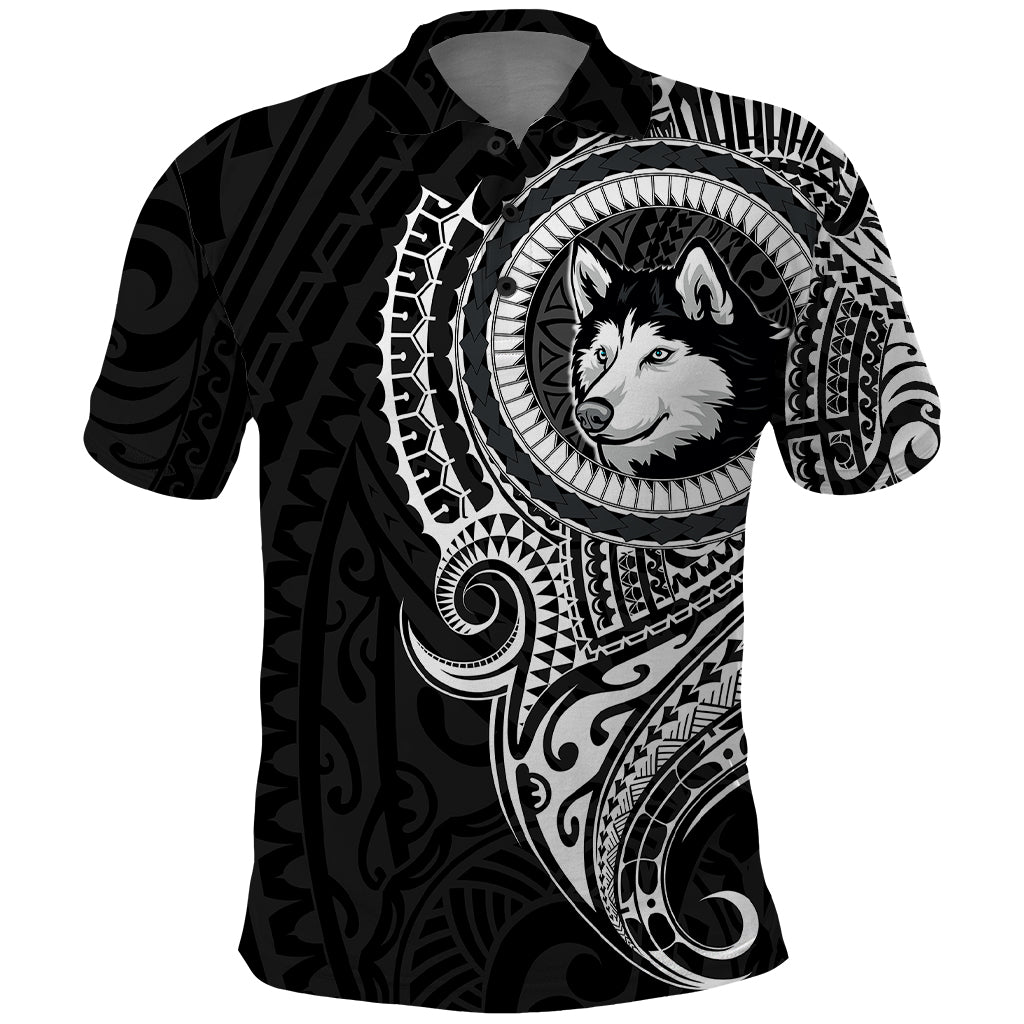 Polynesian Husky Dog Polo Shirt Dog In My Heart LT6 - Wonder Print Shop