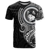 Polynesian Husky Dog T Shirt Dog In My Heart LT6 - Wonder Print Shop