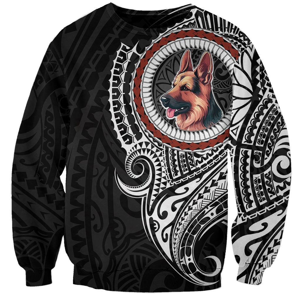 Polynesian German Shepherd Dog Sweatshirt Dog In My Heart LT6 - Wonder Print Shop
