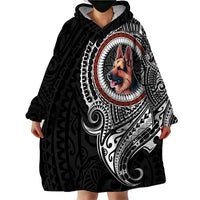 Polynesian German Shepherd Dog Wearable Blanket Hoodie Dog In My Heart LT6 - Wonder Print Shop