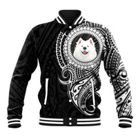 Polynesian Samoyed Dog Baseball Jacket Dog In My Heart LT6 - Wonder Print Shop