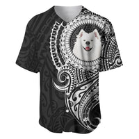 Polynesian Samoyed Dog Baseball Jersey Dog In My Heart LT6 - Wonder Print Shop