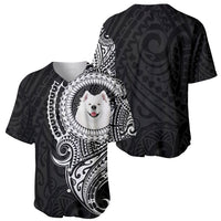 Polynesian Samoyed Dog Baseball Jersey Dog In My Heart LT6 - Wonder Print Shop