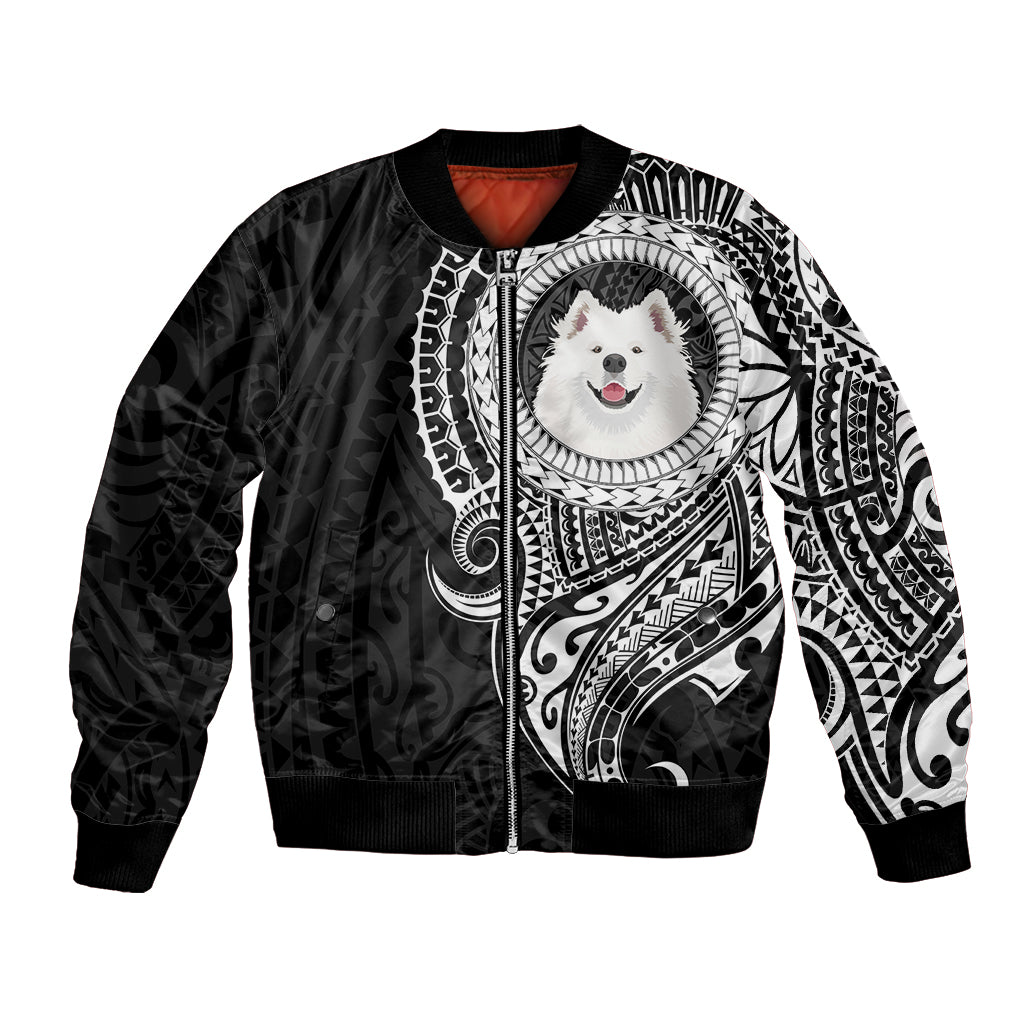 Polynesian Samoyed Dog Bomber Jacket Dog In My Heart LT6 - Wonder Print Shop