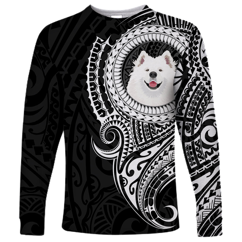 Polynesian Samoyed Dog Long Sleeve Shirt Dog In My Heart LT6 - Wonder Print Shop
